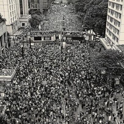 Apoio a Bolsonaro e anistia atrai 42,2 mil pessoas na Avenida Paulista