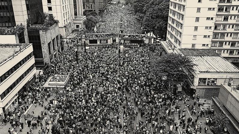 Manifestação bolsonarista na Avenida Paulista, em São Paulo, no dia 7 de setembro (Foto: Reprodução)