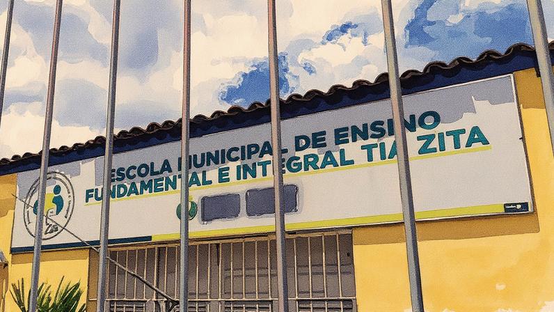 Alícia Valentina foi agredida por colegas dentro do banheiro da Escola Municipal Tia Zita (Foto: Reprodução)