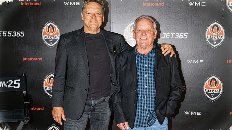 Paul Tamasy e Eric Johnson trabalham no desenvolvimento de um longa-metragem sobre o Shakhtar Donetsk (Foto: Reprodução)