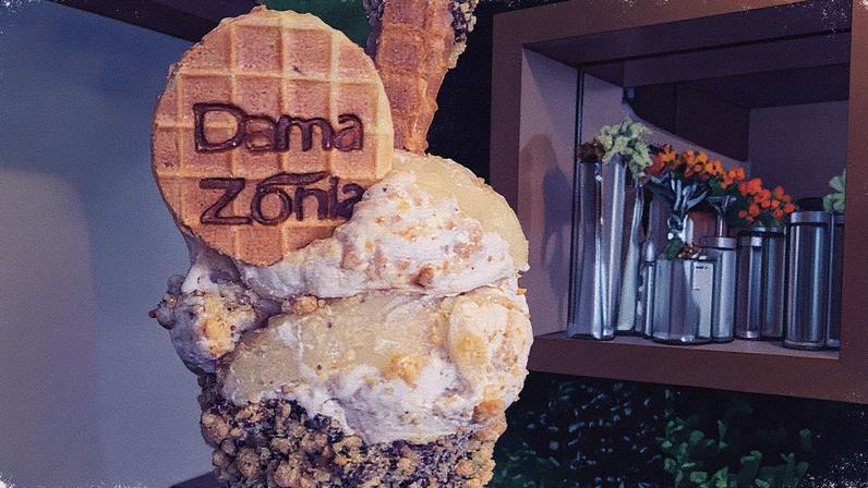 Sabor COP+ da Gelateria Damazônia é feito com ingredientes 100% regionais (Foto: Reprodução)