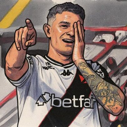 Vegetti se aproxima de marca histórica pelo Vasco