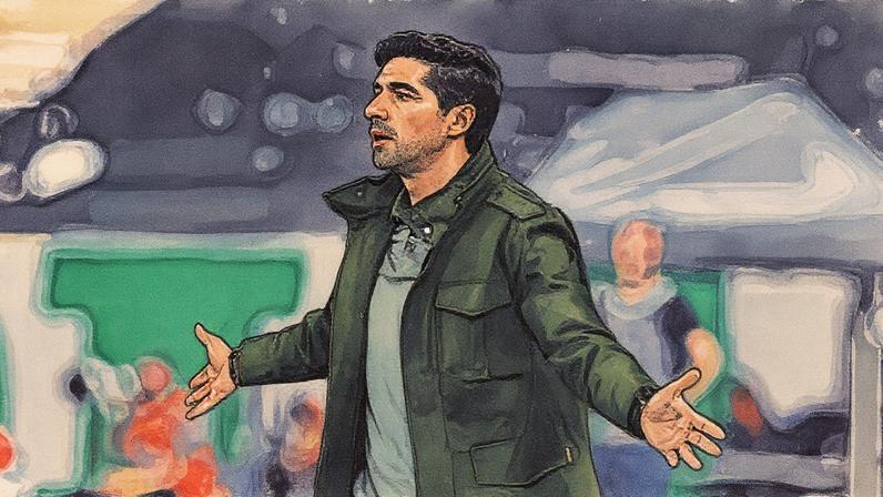 Abel Ferreira técnico do Palmeiras • Divulgação/Cesar Greco