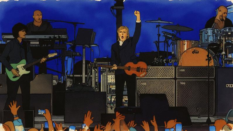 Paul McCartney performs at Acrisure Arena on September 29, 2025