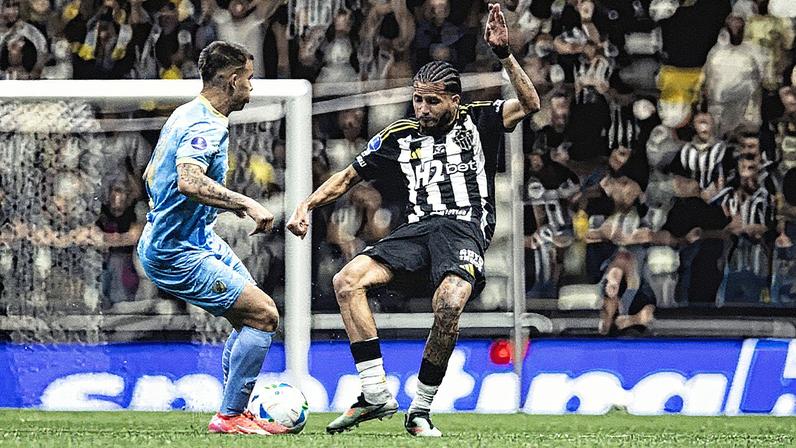 Alexsander foi substituído aos 19 minutos em Atlético-MG 1x0 Bolívar. Foto: Pedro Souza/Atlético