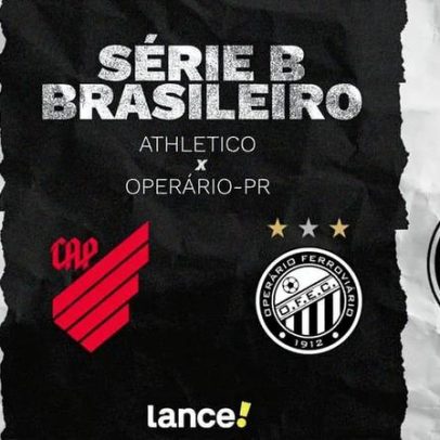 Athletico enfrenta Operário-PR na Série B veja onde assistir