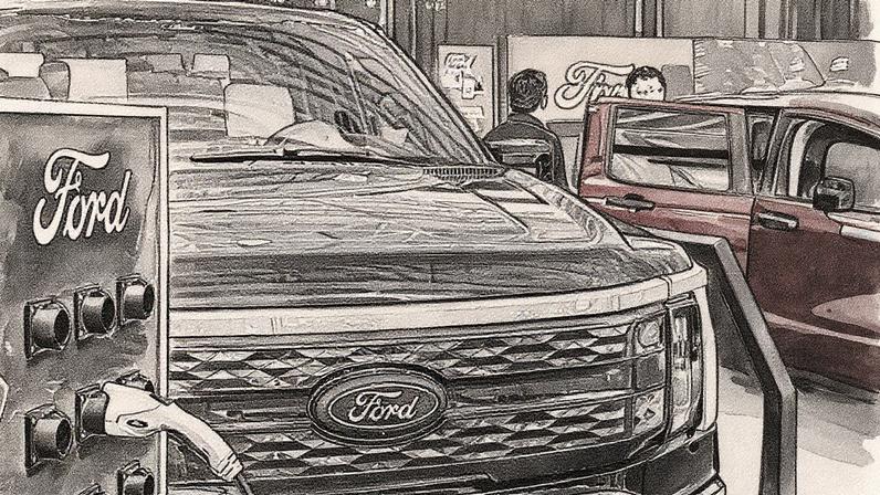 Mercado de carros elétricos vai encolher pela metade com Trump, diz CEO da Ford | A Ford investiu nos últimos anos para crescer a produção de carros elétricos, mas agora terá que rever os seus planos no médio prazo
