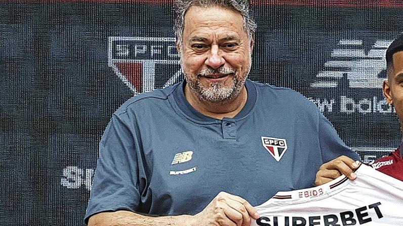 Julio Casares, presidente do São Paulo • Rubens Chiri/São Paulo