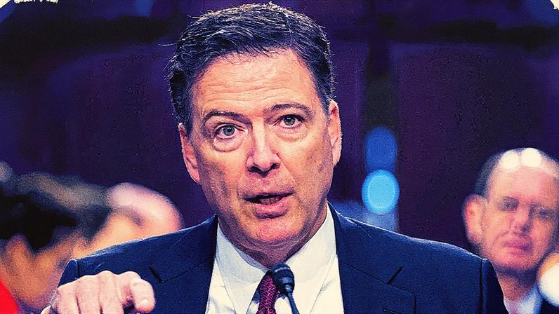 El exdirector del FBI James Comey, en una comparecencia ante el Congreso en 2017.