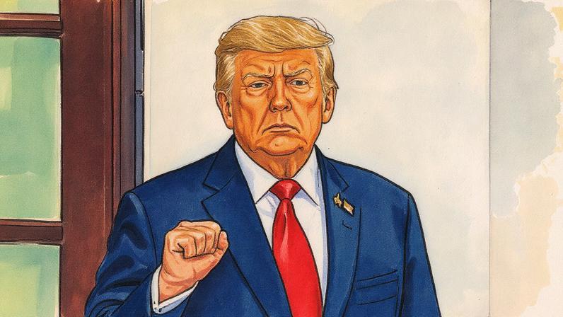 Trump, este jueves a la espera de la llegada de Erdogan, en la Casa Blanca.