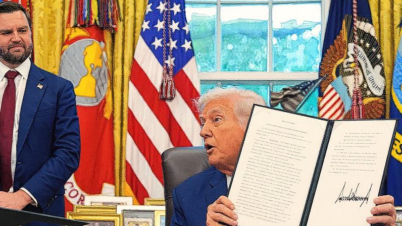 Trump y Vance este jueves en el Despacho Oval. Foto: Alex Brandon (AP) | Vídeo: Reuters