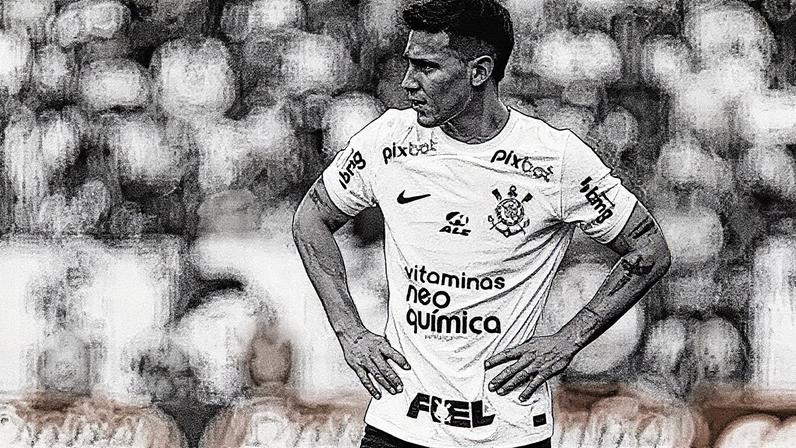 Matías Rojas durante partida entre Corinthians e Palmeiras em 2023 • Ricardo Moreira/Getty Images