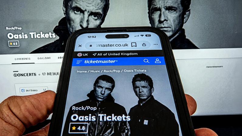 The CMA launched its investigation into Ticketmaster after fans complained of long lines and fluctuating prices when Oasis reunion tickets went on sale. Matt Cardy/Getty Images
