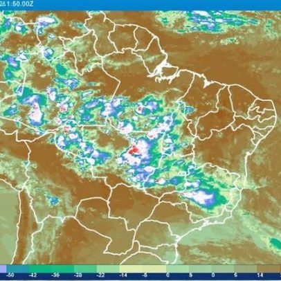 Frente fria traz fim à estiagem no centro-norte do Brasil