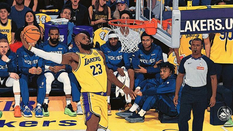 LeBron James marcando cesta (Foto: Allen Berezovsky/Getty Images/AFP)