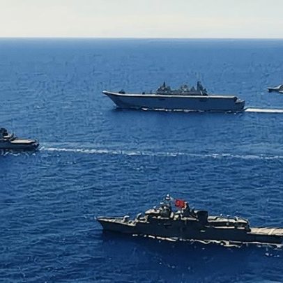 Turquia e Egito enviam mensagem a Israel com primeiras manobras navais em 13 anos