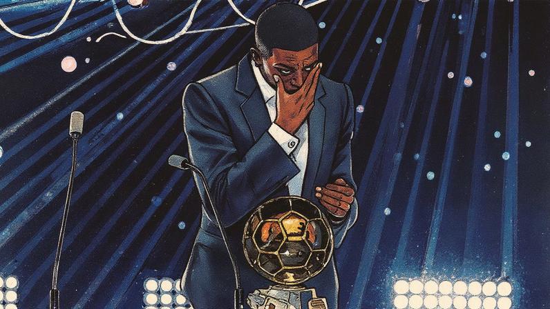 Ousmane Dembélé venceu a Bola de Ouro (Foto: Divulgação/France Football)