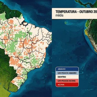 Clima em outubro de 2025 traz mudanças no Brasil
