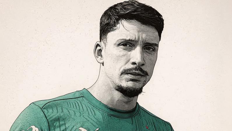 Piquerez treinou normalmente com o restante do time (Foto: Reprodução/ Palmeiras)