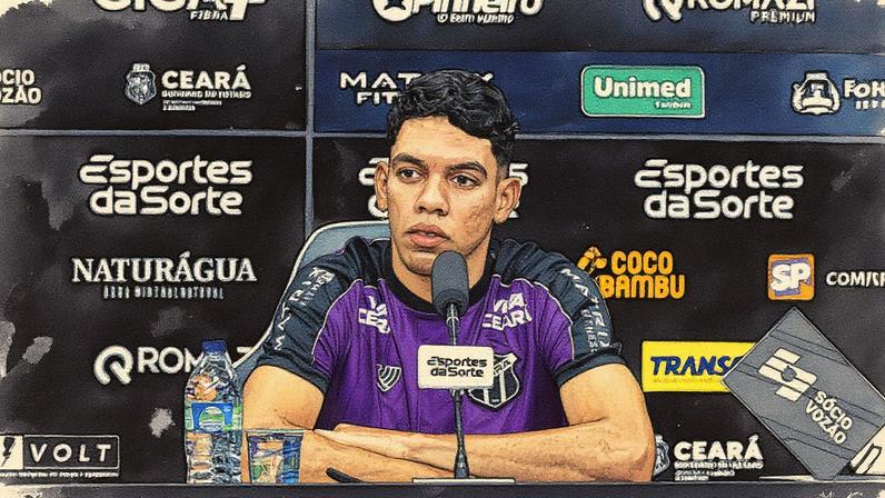 Paulo Baya, atacante do Ceará (Foto: Felipe Santos/Ceará SC)