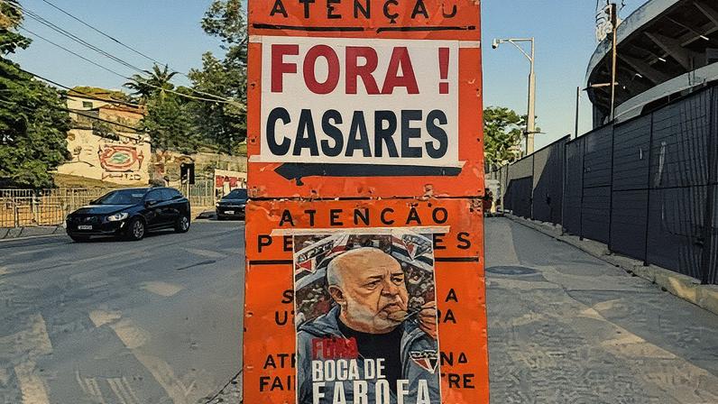 Torcedores pedem saídas de Casares e Belmonte · Reprovação / Independente