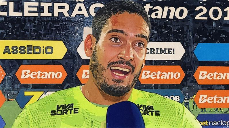 Ronaldo dá entrevista depois de Vasco x Bahia (Foto: reprodução / Amazon Prime)