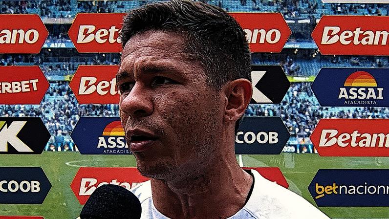 Osvaldo em entrevista depois da derrota para o Grêmio (Foto: reprodução / Premiere)