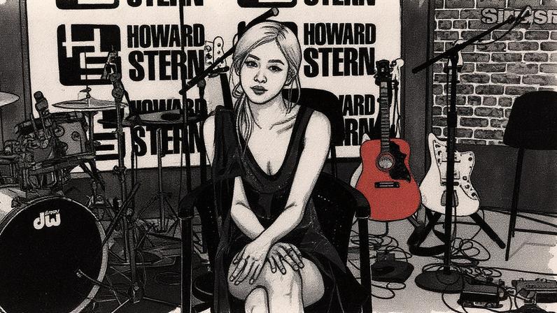 Rosé on SiriusXM's 'The Howard Stern Show' on Sept. 22, 2025 in New York City. Cindy Ord/Getty Images/SiriusXM