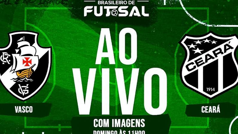 Vasco e Ceará se enfrentam no futsal (Arte Lance!)