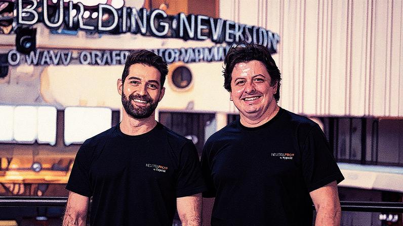 Paulo Ibri, CEO da Typcal e Eduardo Sydney, CTO da Typcal.