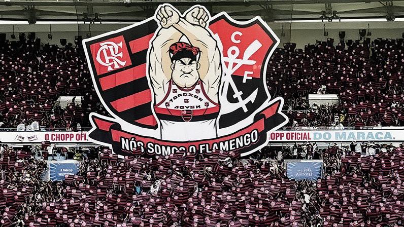 Torcida Jovem do Flamengo em Flamengo x Grêmio, em agosto • Gilvan de Souza / Flamengo
