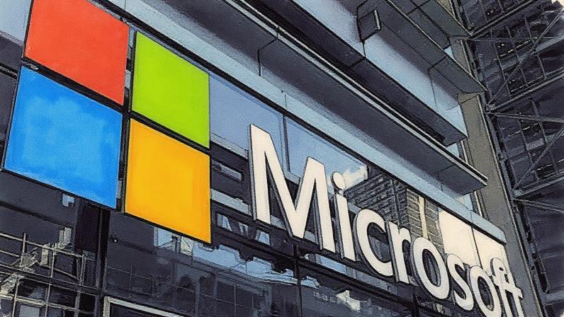 El logo de Microsoft, en un edificio de Nueva York, en una imagen de archivo. Mike Segar (REUTERS)