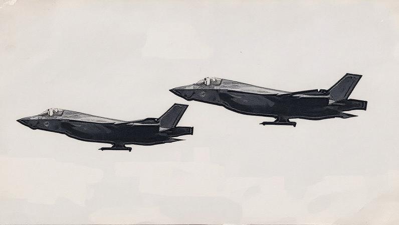 Dos F-35 estadounidenses efectún ejercicios militares la semana pasada. Alejandro Granadillo (AP)