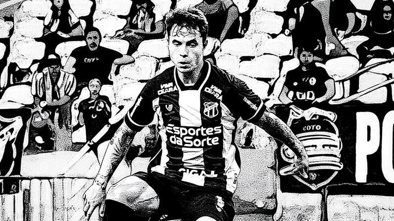 Vinícius Zanocelo, meio-campista do Ceará (Foto: divulgação/Ceará SC)