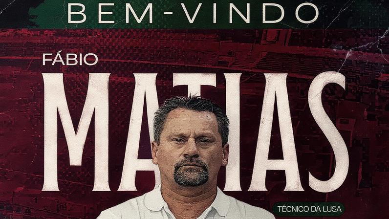 Ricardo Matias é o novo treinador da Portuguesa SAF. (Foto: Divulgação/Instagram/Portuguesa)