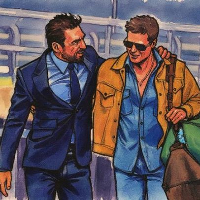 Javier Bardem compartilha experiência inusitada ao lado de Brad Pitt no cinema