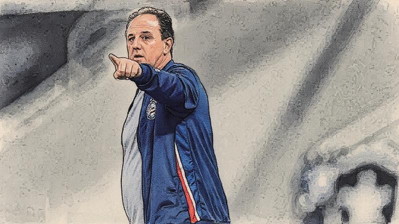 Rogério Ceni em campo durante partida do Bahia (Foto: Reprodução)