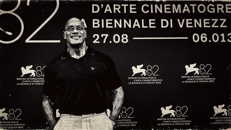 Dwayne Johnson no Festival de Veneza de 2025 (Foto: Reprodução)