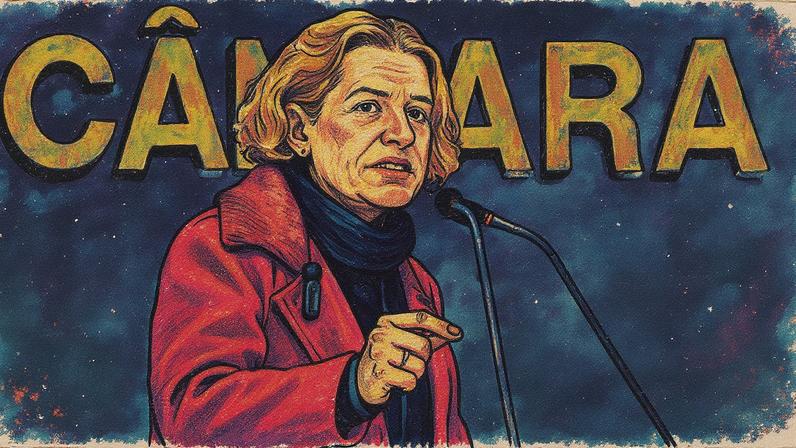 Natasha Ferreira, primeira travesti eleita vereadora pelo PT em uma capital, apresenta um projeto (Foto: Reprodução)