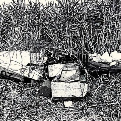 Avião que transportava cocaína cai em canavial e piloto morre em Alagoas