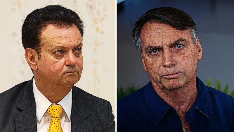 Kassab e Bolsonaro em evento político (Foto: Reprodução)