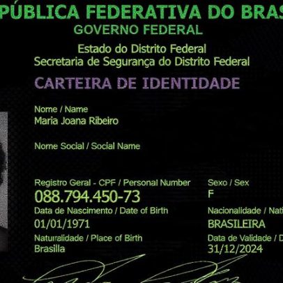 Carteira de Identidade Nacional se destaca por segurança contra fraudes, afirma Serasa