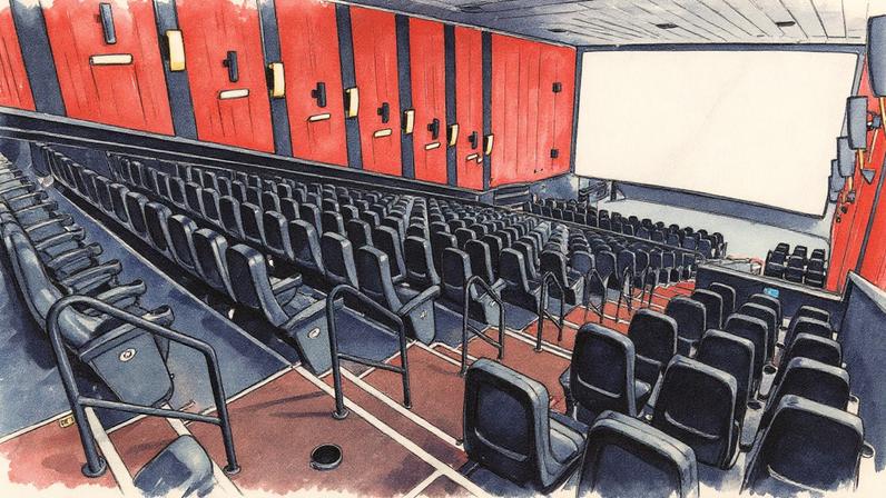 Sala de cinema vazia (Foto: Reprodução)