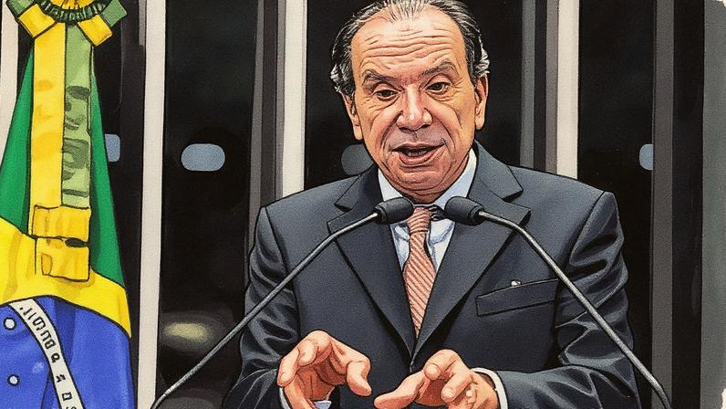 Aloysio Nunes, ex-senador e ex-ministro, posando para a foto (Foto: Reprodução)