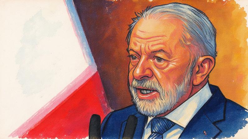 Presidente Lula no Palácio do Planalto em agosto (Foto: Reprodução)