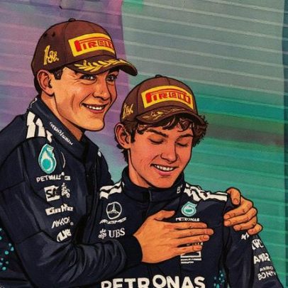 Mercedes confirma Russell e Antonelli como pilotos para a F1 2026