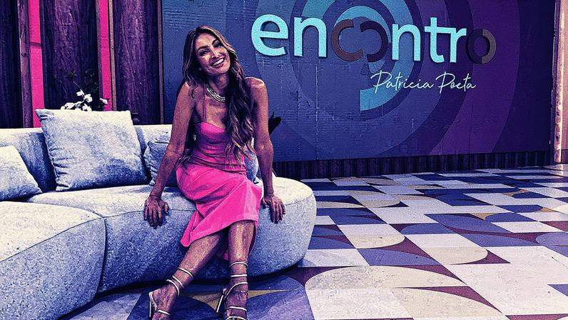 Patricia Poeta apresenta o programa 'Encontro' (Foto: Reprodução)