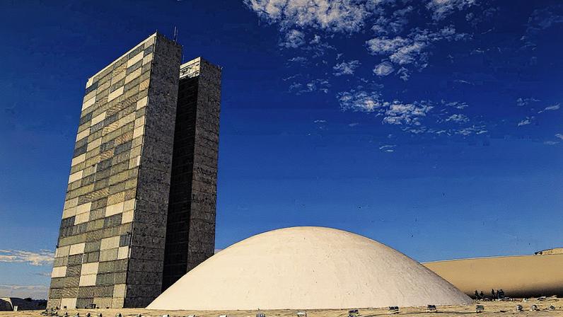 Fachada do Congresso Nacional, onde parlamentares devem votar projetos para aumentar a arrecadação e zerar o déficit em 2024 (Foto: Reprodução)