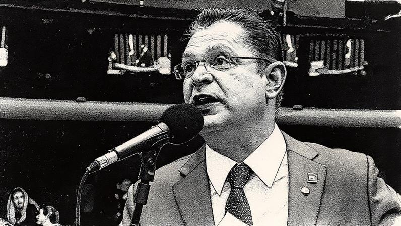 Deputado Sóstenes Cavalcante em sessão na Câmara dos Deputados (Foto: Reprodução)