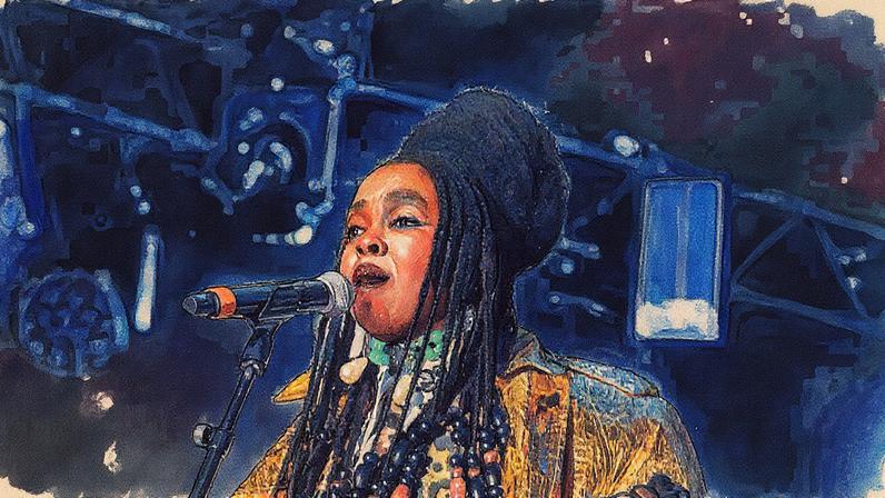 Lauryn Hill se apresenta no primeiro dia de The Town (Foto: Reprodução)